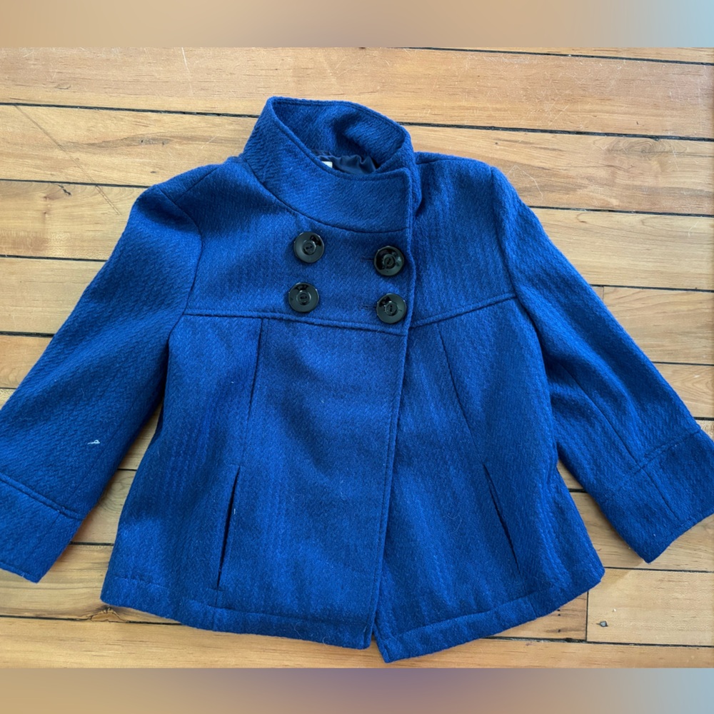 Tulle cropped swing jacket